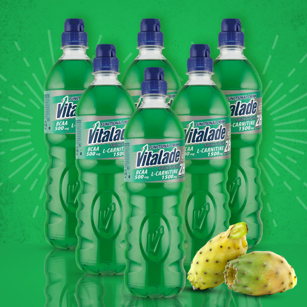 Vitalade izotóniás ZÉRÓ KAKTUSZFÜGE ÍZŰ ízű 0,7l 500mg BCCA, 1500mg L-carnitine